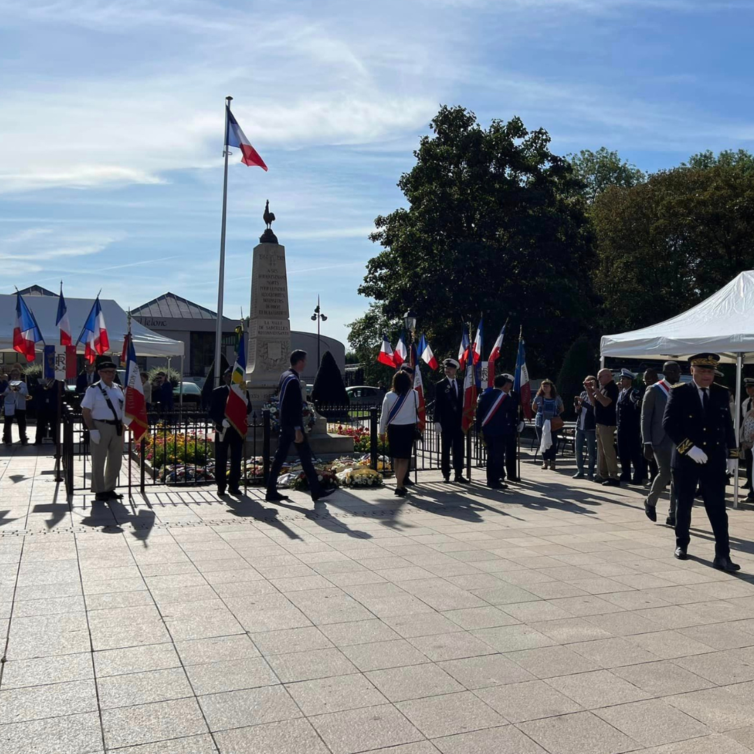 Commémoration du 79e anniversaire de la libération de Sarcelles