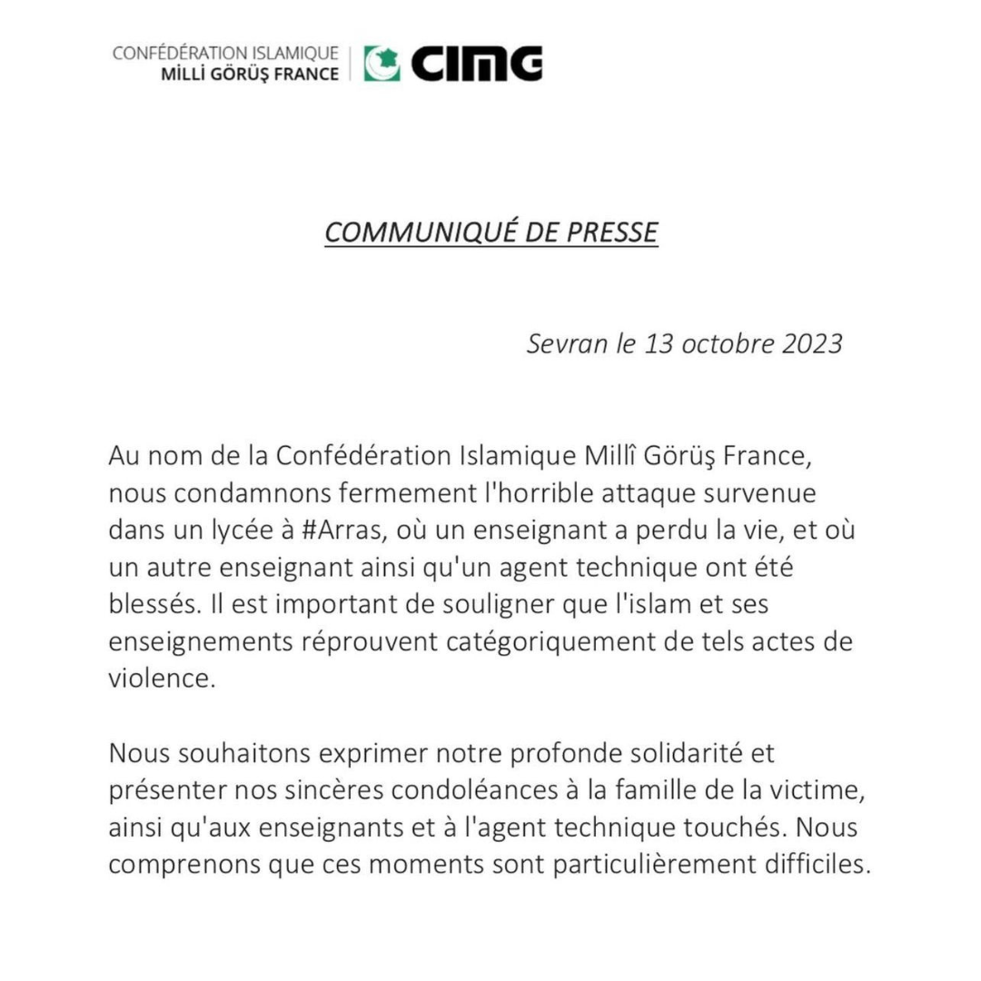 Communiqué de presse