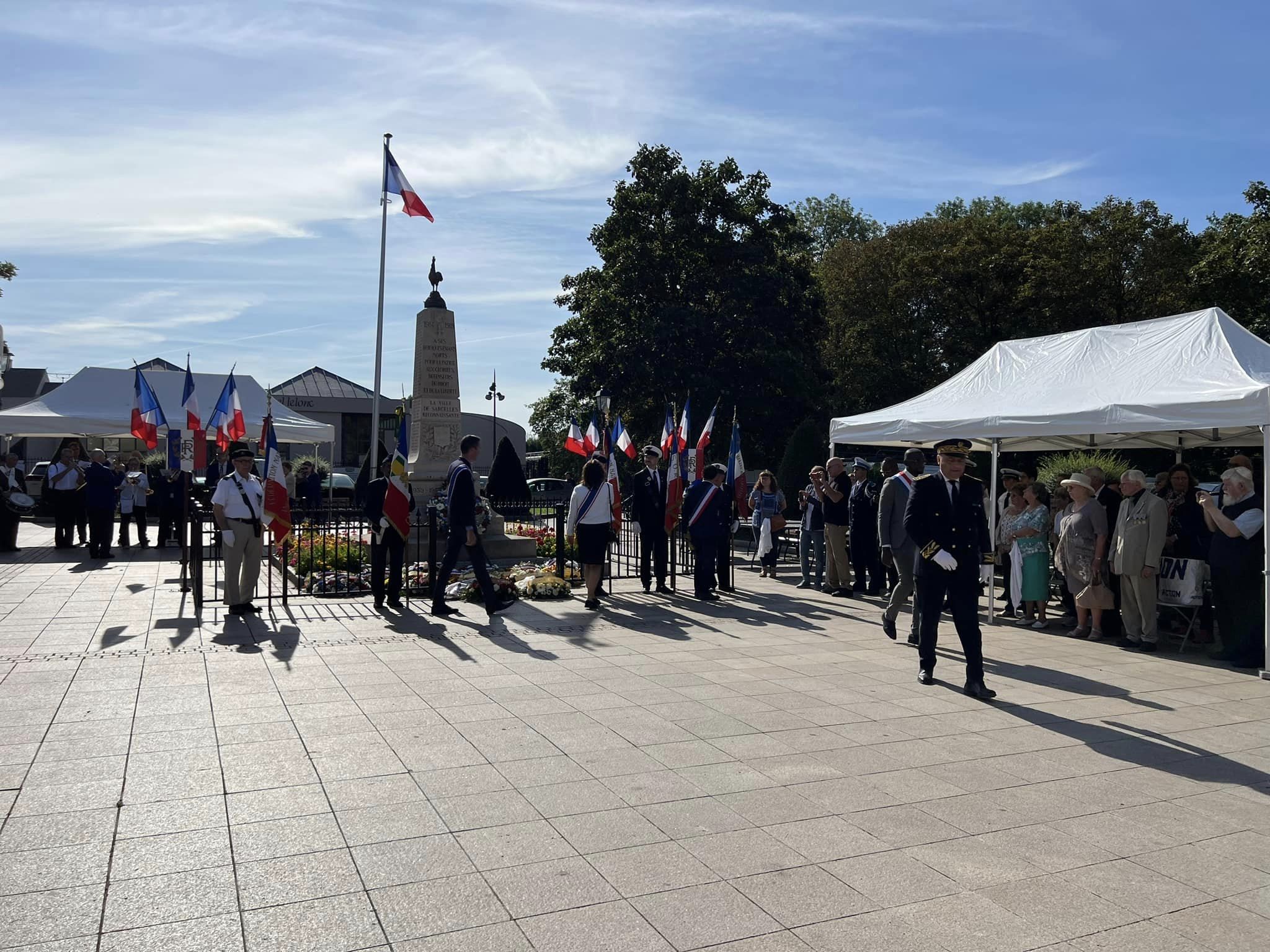 Commémoration du 79e anniversaire de la libération de Sarcelles