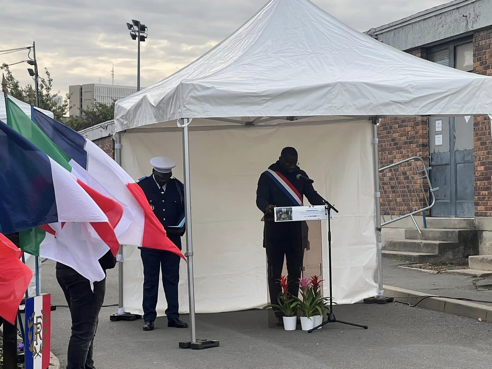 Cérémonie Commémorative en Hommage aux victimes de la répression du 17 octobre 1961