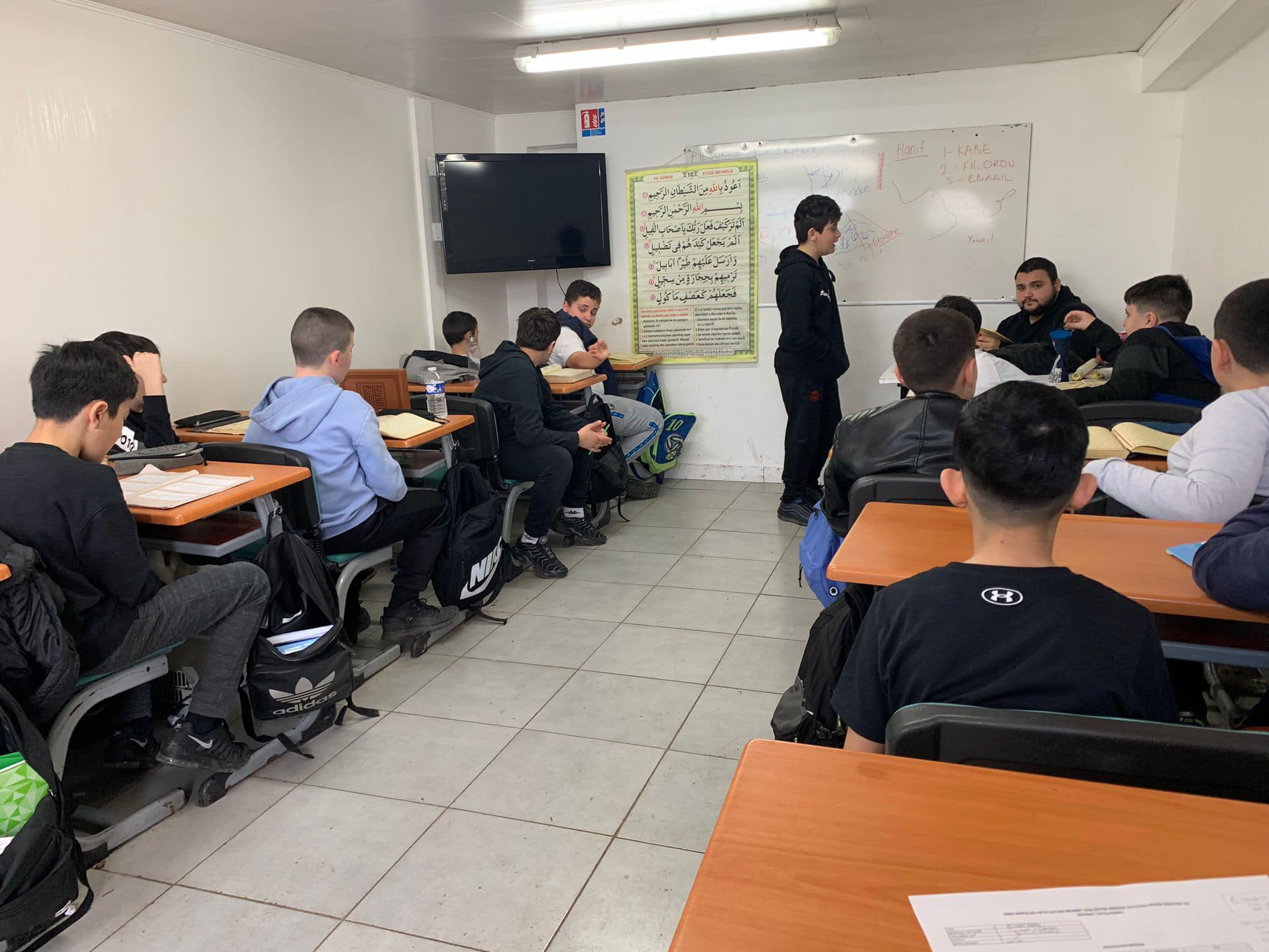 Réunion mensuelle habituelle des enseignants