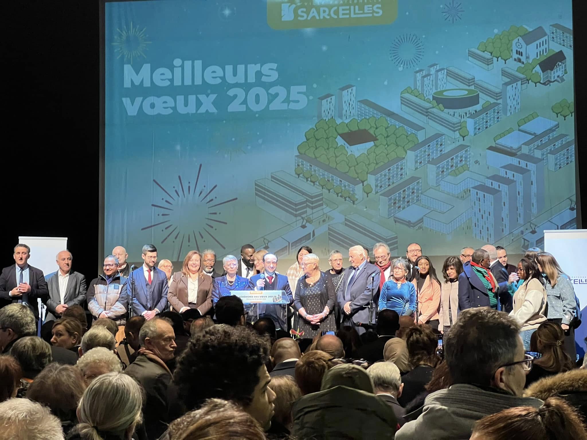 Participation à la cérémonie des vœux 2025