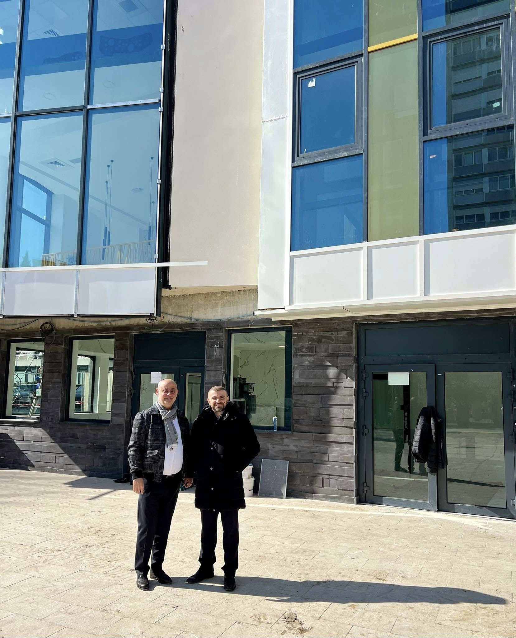 Visite au chantier de construction du Centre du judaisme du Val d'Oise