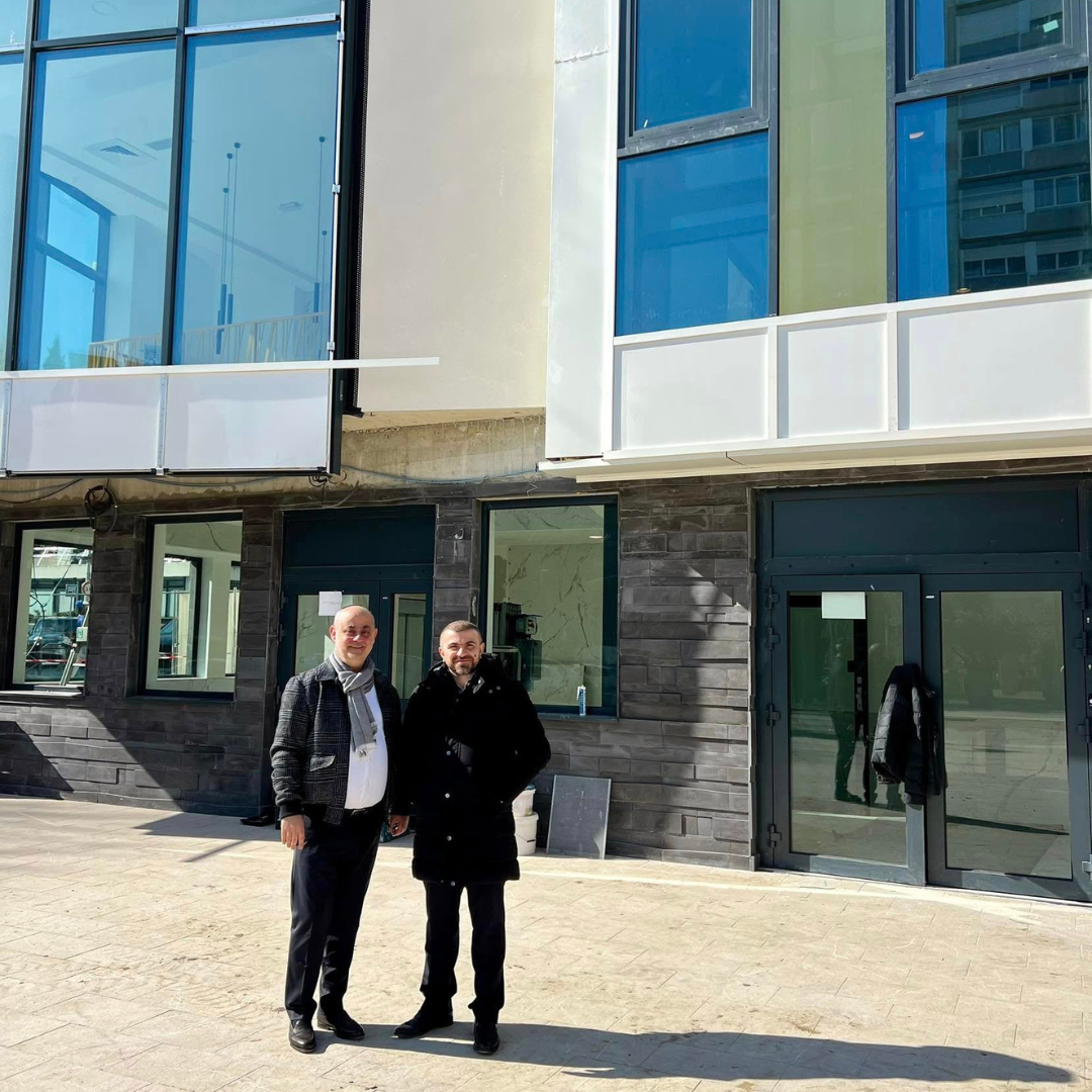 Visite au chantier de construction du Centre du judaisme du Val d'Oise